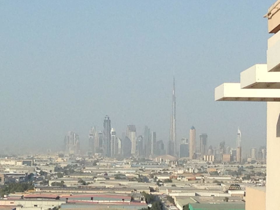 Ausblick auf burj khalifa Citymax Hotel Al Barsha