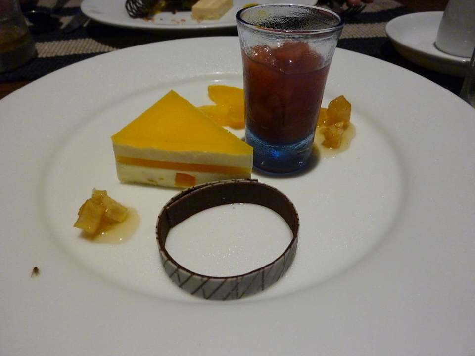 Dessert vom Abendmenü Hotel Jetwing Blue