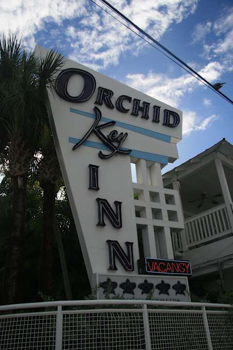 Am EIngang Hotel Orchid Key Inn