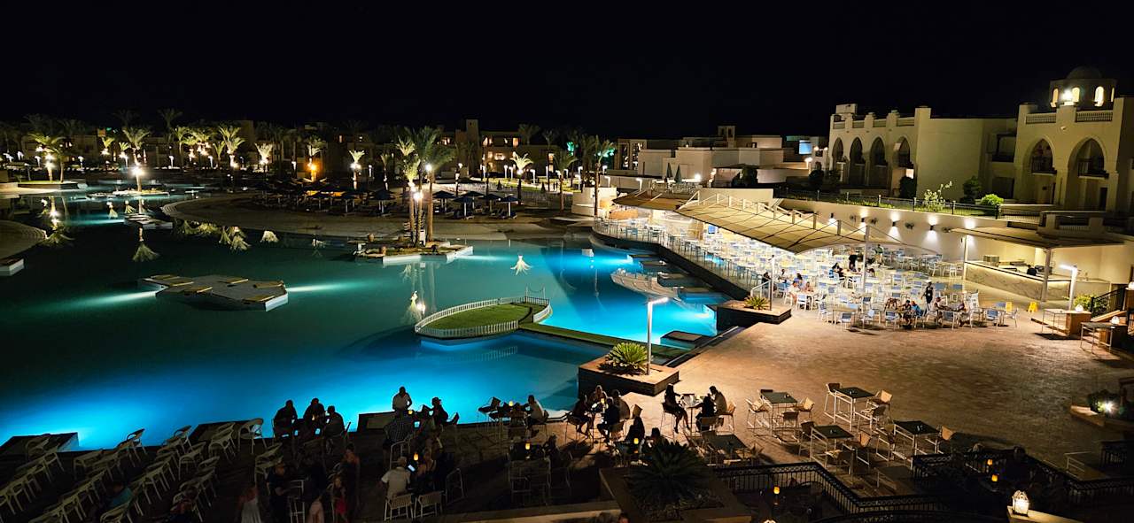 Ausblick Pickalbatros Palace Hotel-Port Ghalib
