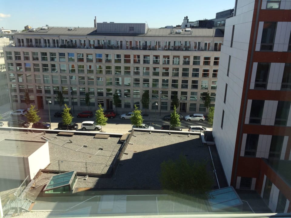 Ausblick vom Zimmer aus dem 4. Stock Motel L Hammarby Sjöstad