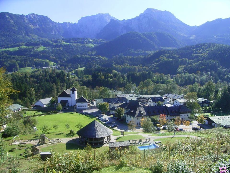 Blick vom Balkon Pension Haus Spessart
