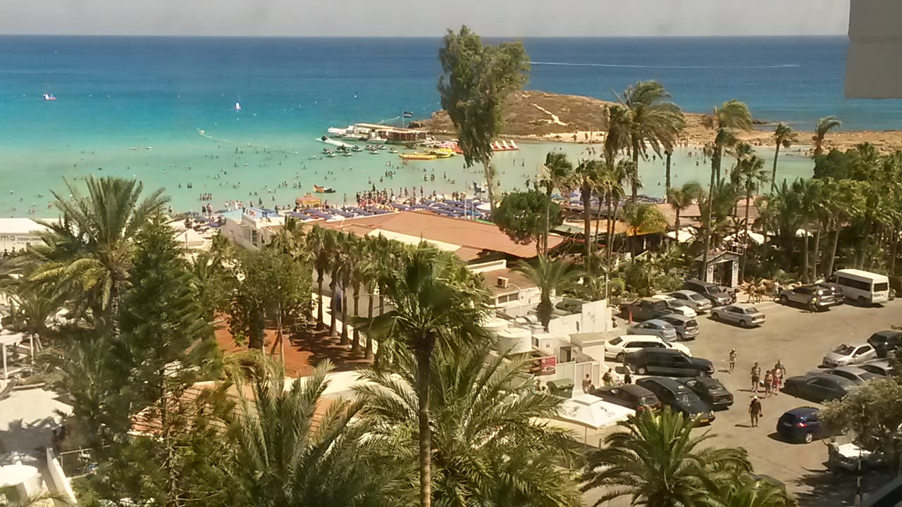 Ausblick Adams Beach Hotel