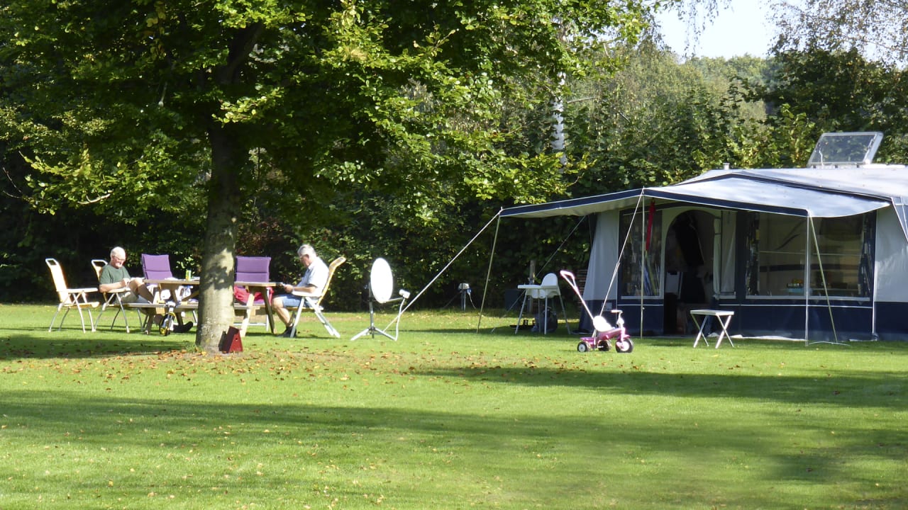 Gartenanlage Ferienhäusern Weideblik