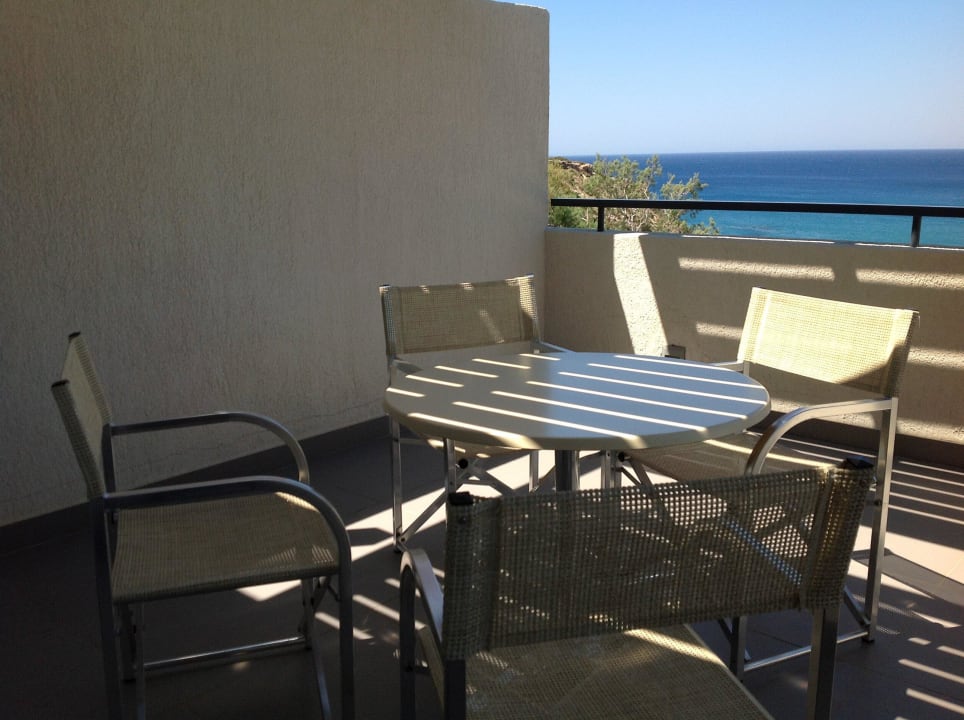 Ausblick und Terrasse Atlantica Mikri Poli Crete