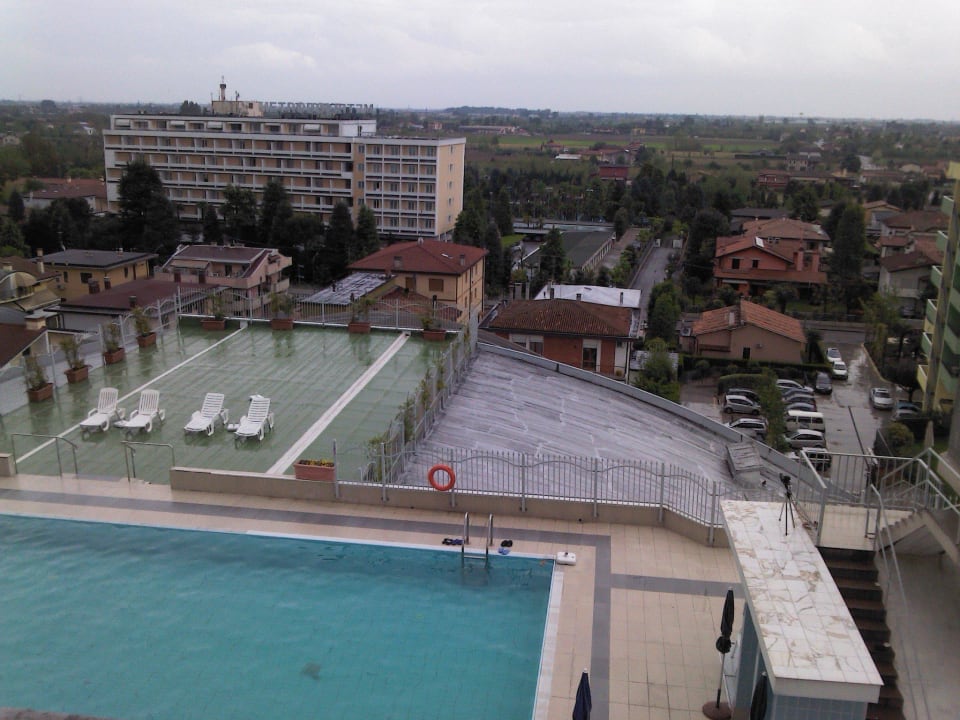 Piscina term. esterna (dal balconcino)  Hotel Alexander Palace