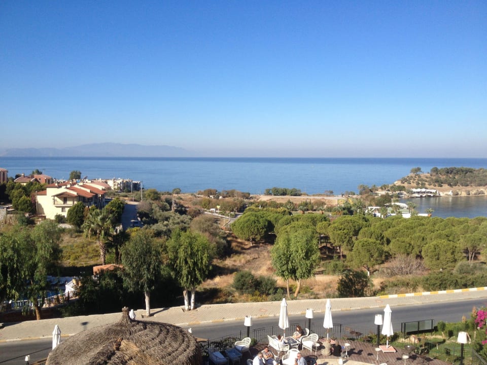 Ausblick vom Balkon Hotel Carina