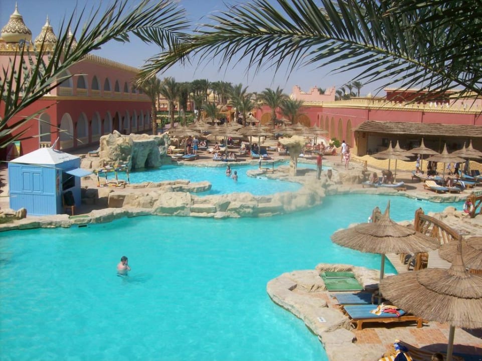 Hauptpool Pickalbatros Alf Leila Wa Leila Resort - Neverland Hurghada