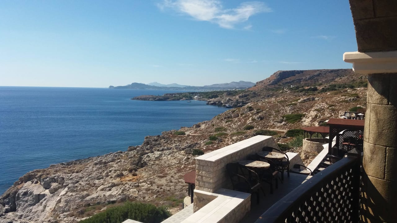 Blick vom Restaurant Hotel Kalithea Horizon Royal