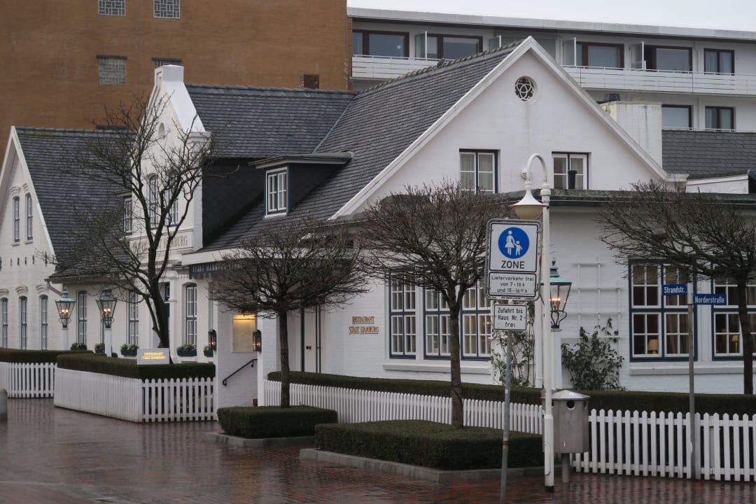 Blick von der Strandstrasse Hotel Stadt Hamburg