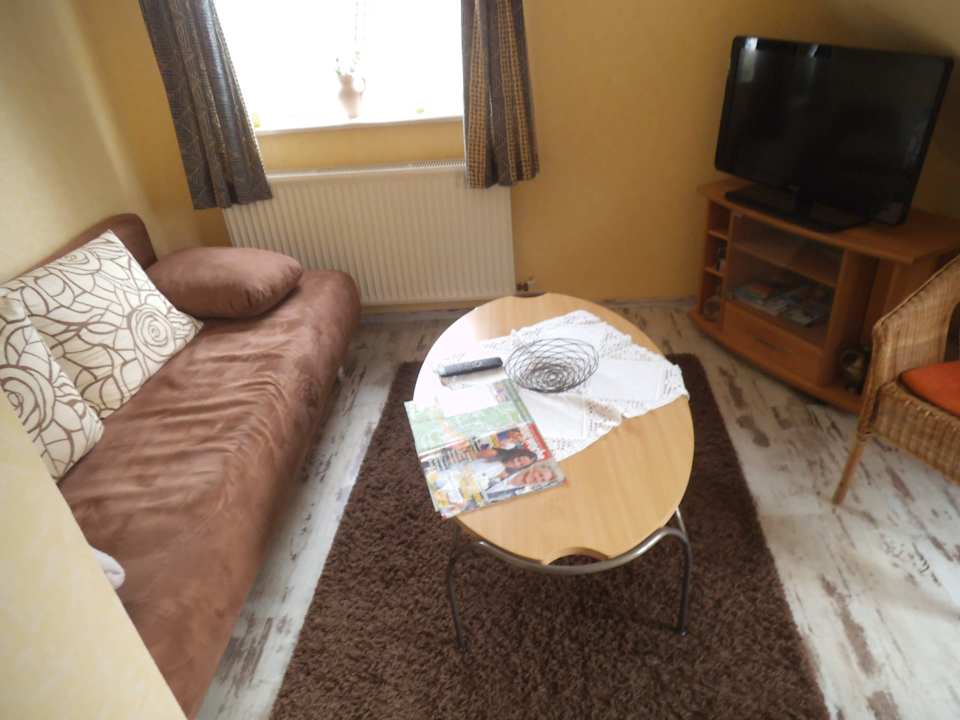 Wohnzimmer Ferienhaus Tepel