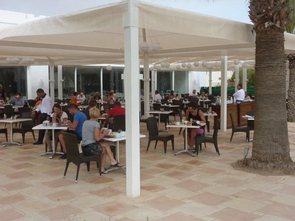 Aussenterrasse Hauptrestaurant Djerba Plaza Thalasso & Spa