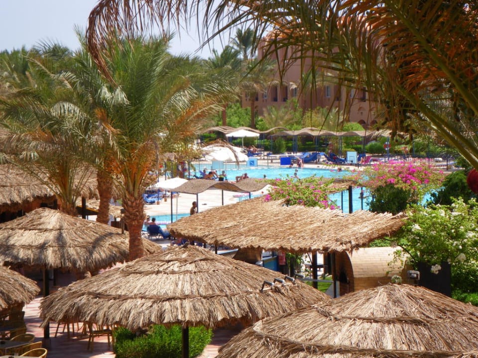 Unser Zimmerausblick Jaz Makadi Oasis Resort