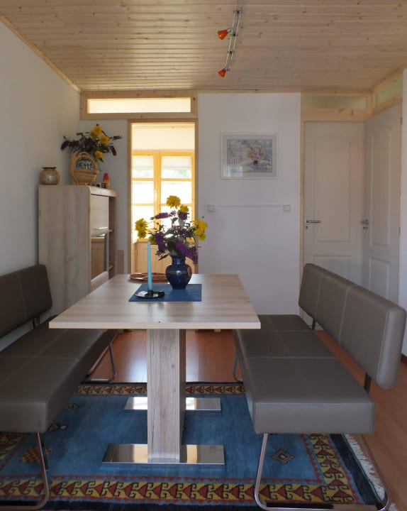 Gut ausgestattete kleine Küche Müllers Ferienhaus Gunaras