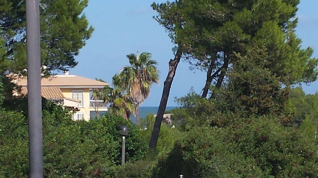 Meerblick von der Lobbyterrasse Hotel Exagon Park