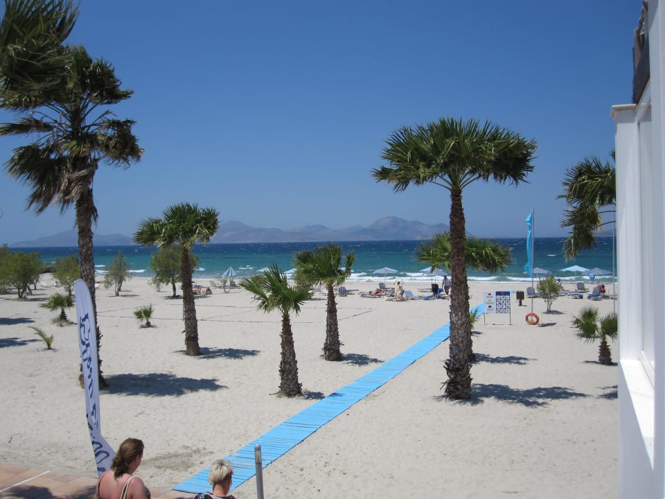 Blick von der Strandbar Atlantica Marmari Beach
