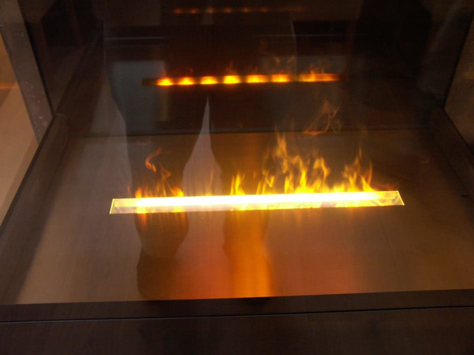 Kamin frontal gesehen Alpenhof Lodge Passeiertal