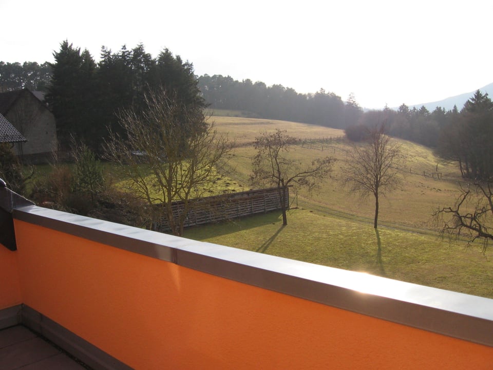 Blick vom Balkon Hotel Dreimäderlhaus