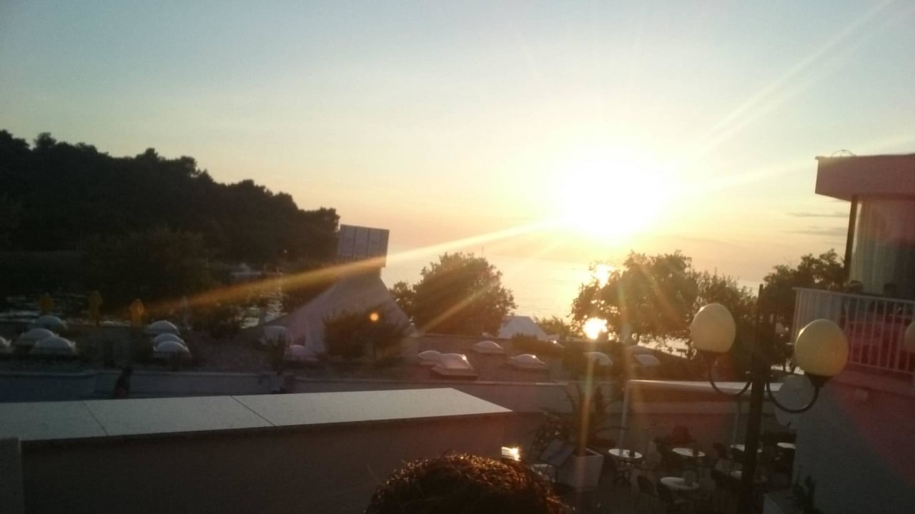 Ausblick von der Bar Hotel Zorna Plava Laguna