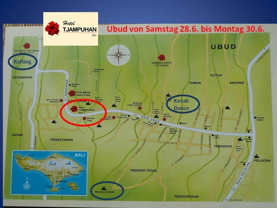 Lage des Hotels Hotel Tjampuhan