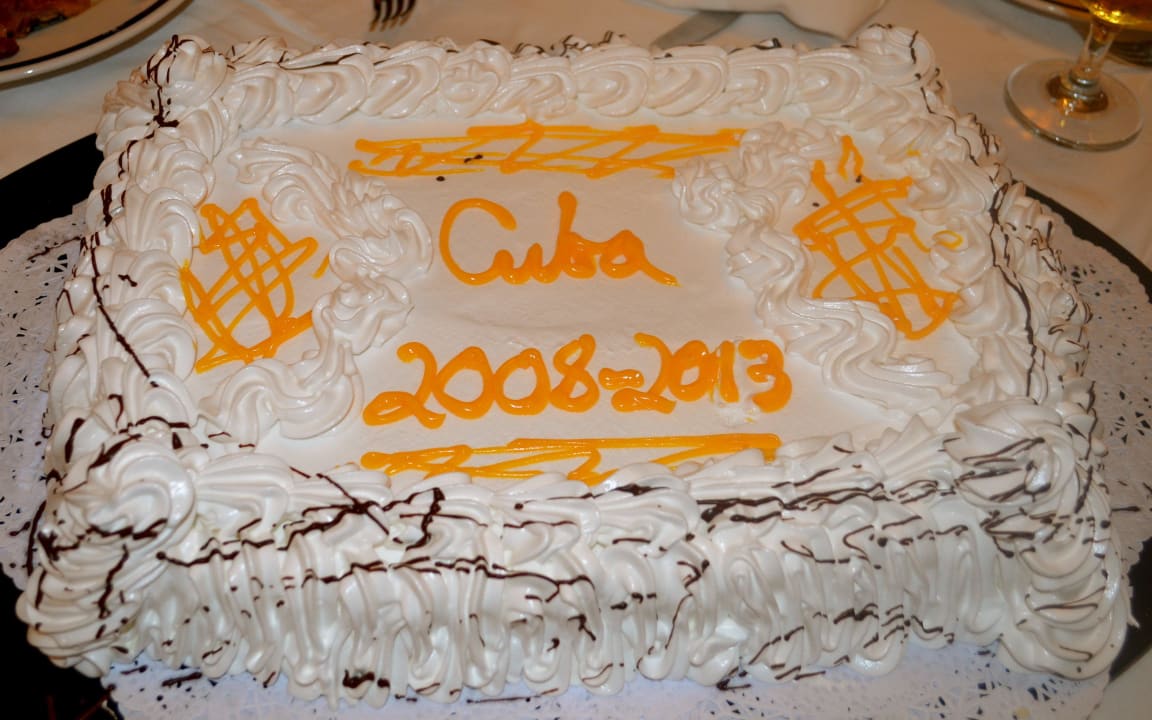 Cake made for us Hotel Camino del Mar Cayo Guillermo