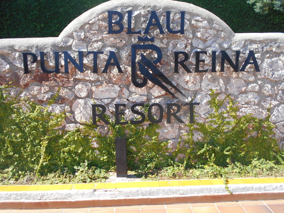 Eingang blau punta reina