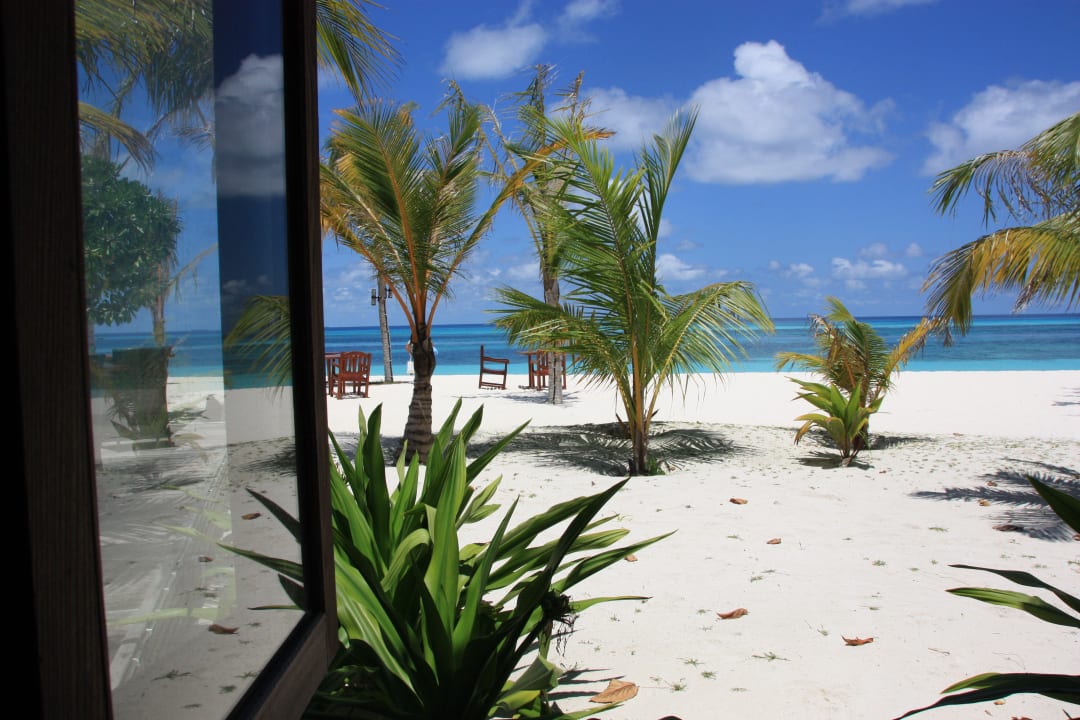 Ausblick von dem Sangu Restaurant Kuredu Island Resort & Spa