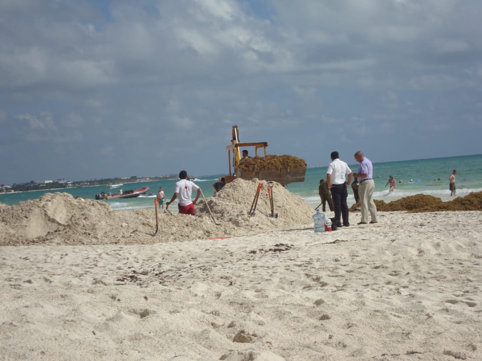Hier arbeiten auch die Rettungsschwimmer,Meer egal  Catalonia Playa Maroma