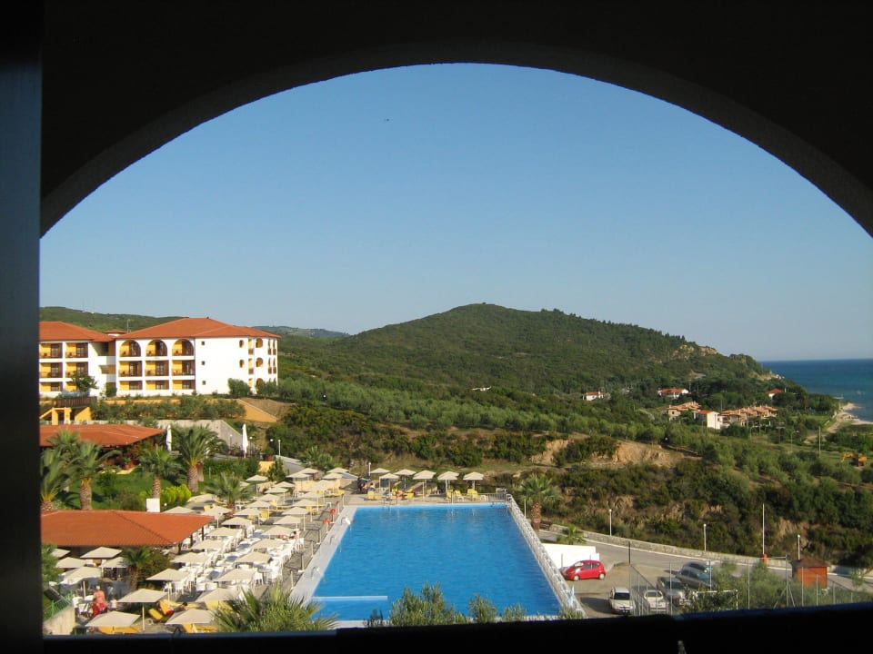 Abenddämmerung  Akrathos Beach Hotel