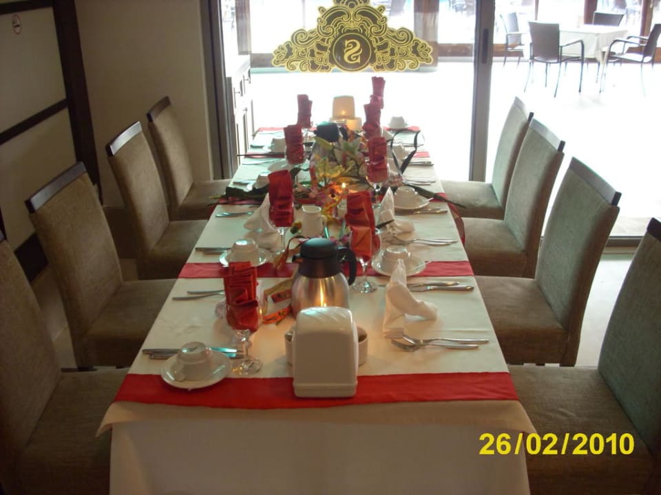 Geburtstagstisch Deko Hotel Sultan of Side