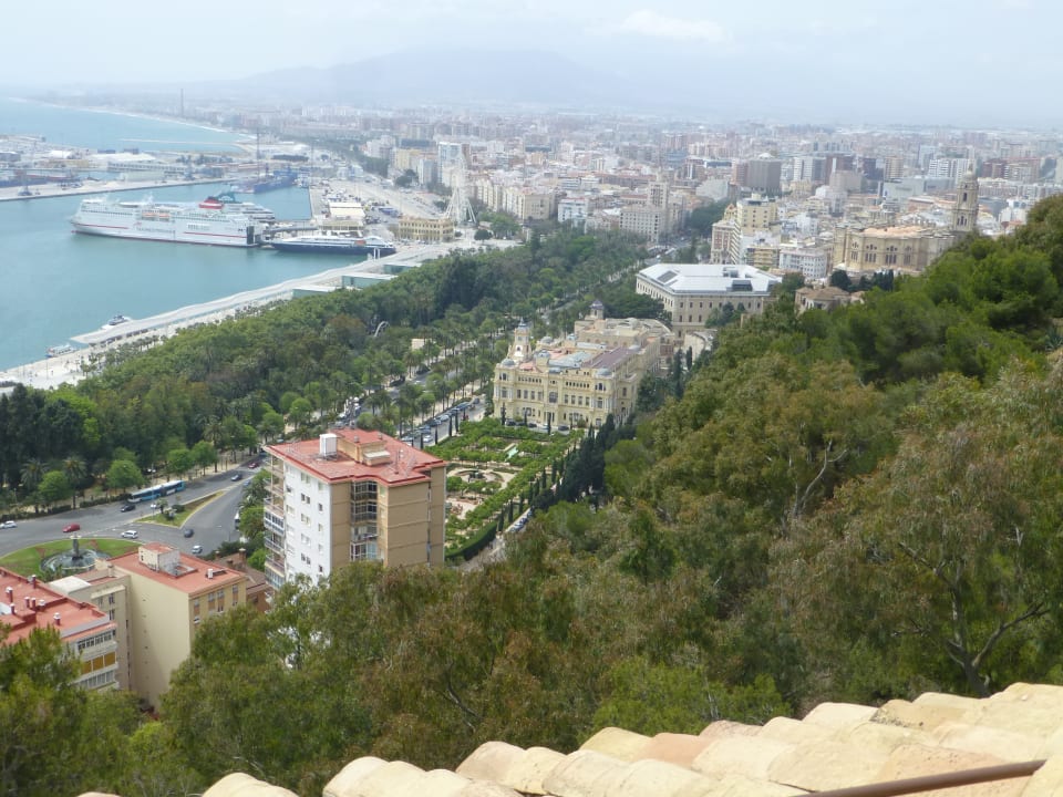 Ausblick Hotel Parador de Malaga Gibralfaro