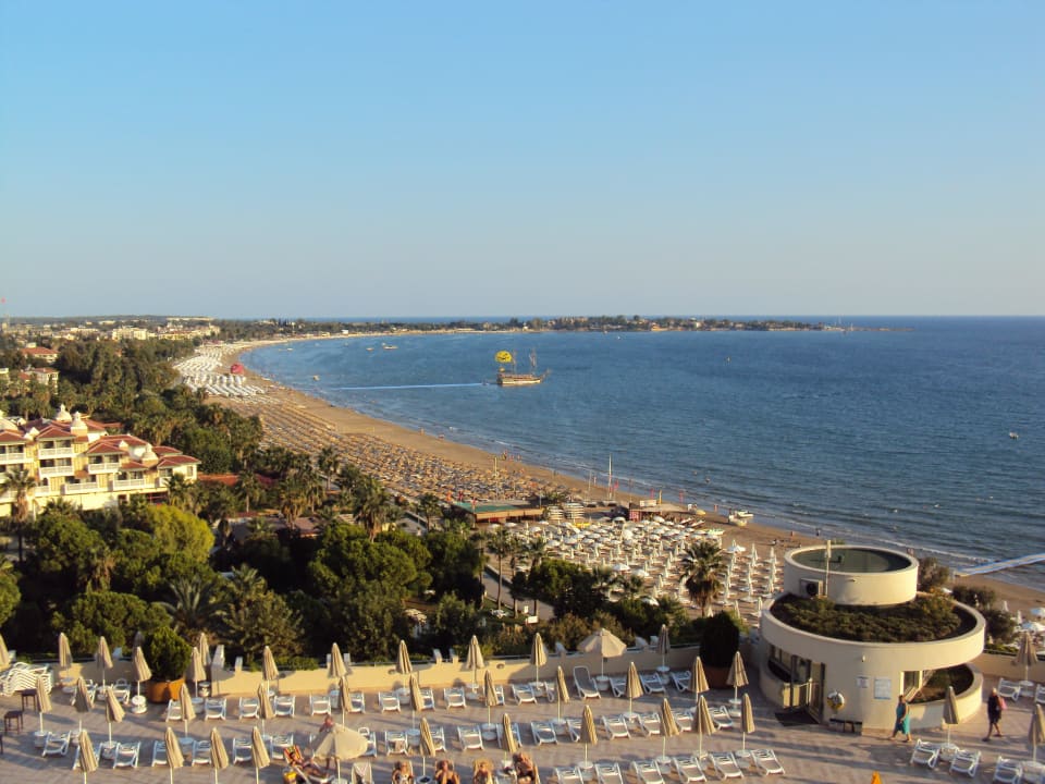 Unser Ausblick nach Side Melas Resort Hotel