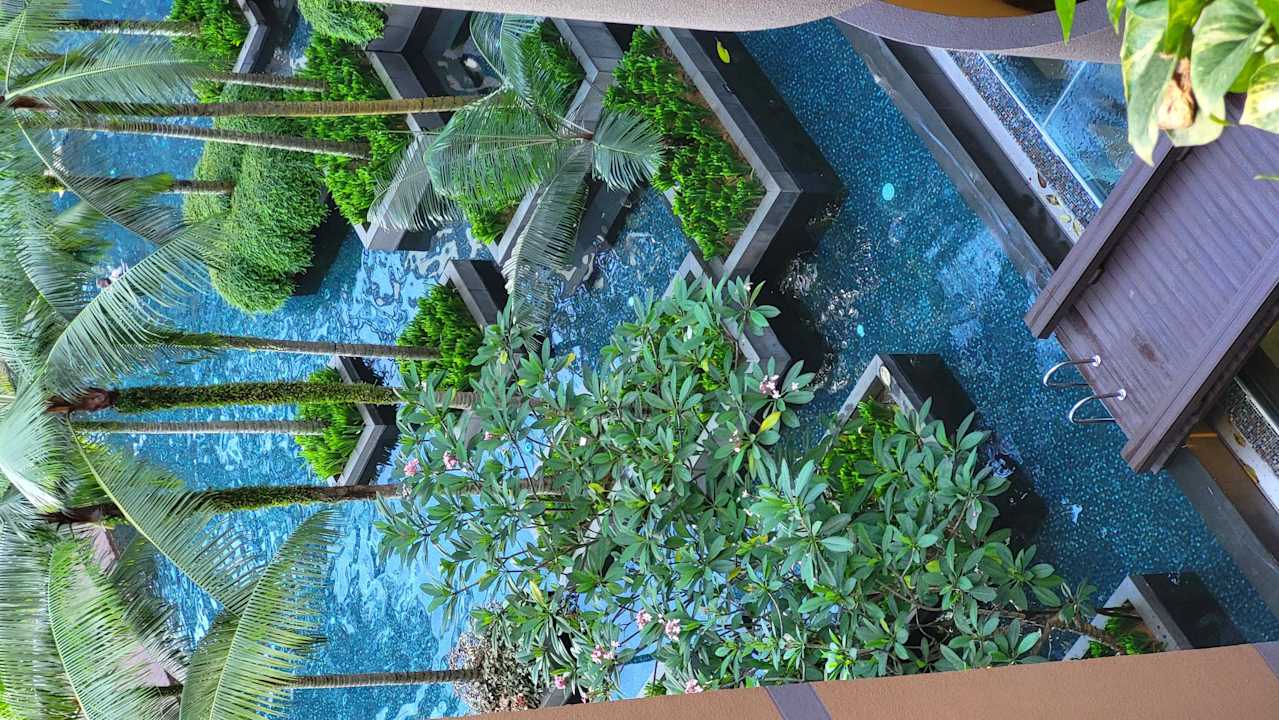 Gartenanlage Hotel Crowne Plaza Changi Airport