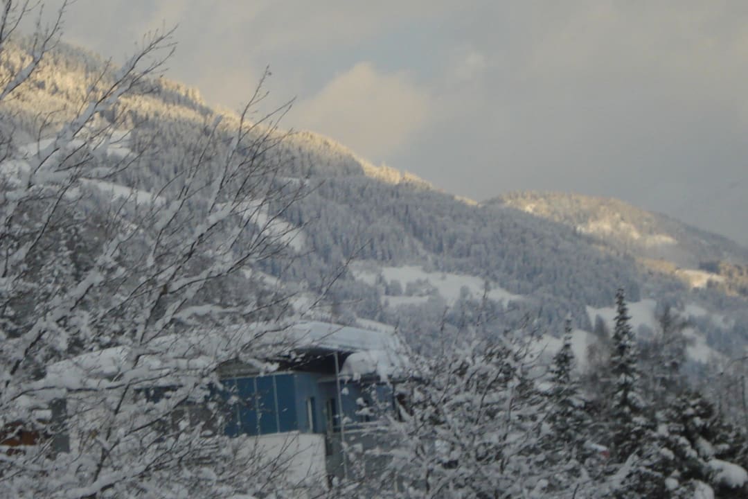 Blick aus dem Fenster im Aufenthaltsraum Hotel Obersinnlehenhof