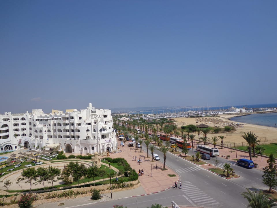Meerblick von unserem Zimmer auf der 4. Etage Medina Solaria & Thalasso