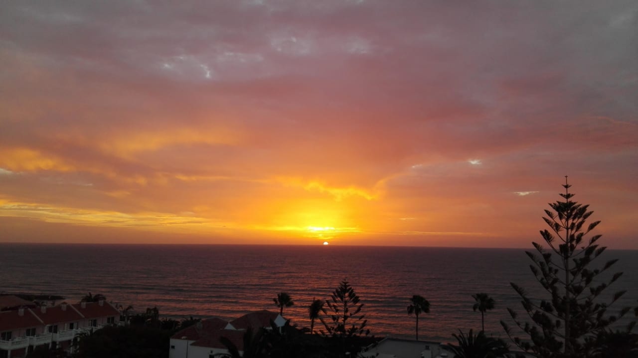 Sonnenaufgang 7,41 von Dachterrasse LABRANDA Marieta - Adults only