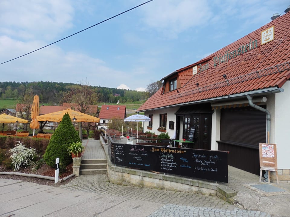 Außenansicht Gasthaus Zum Pfaffenstein