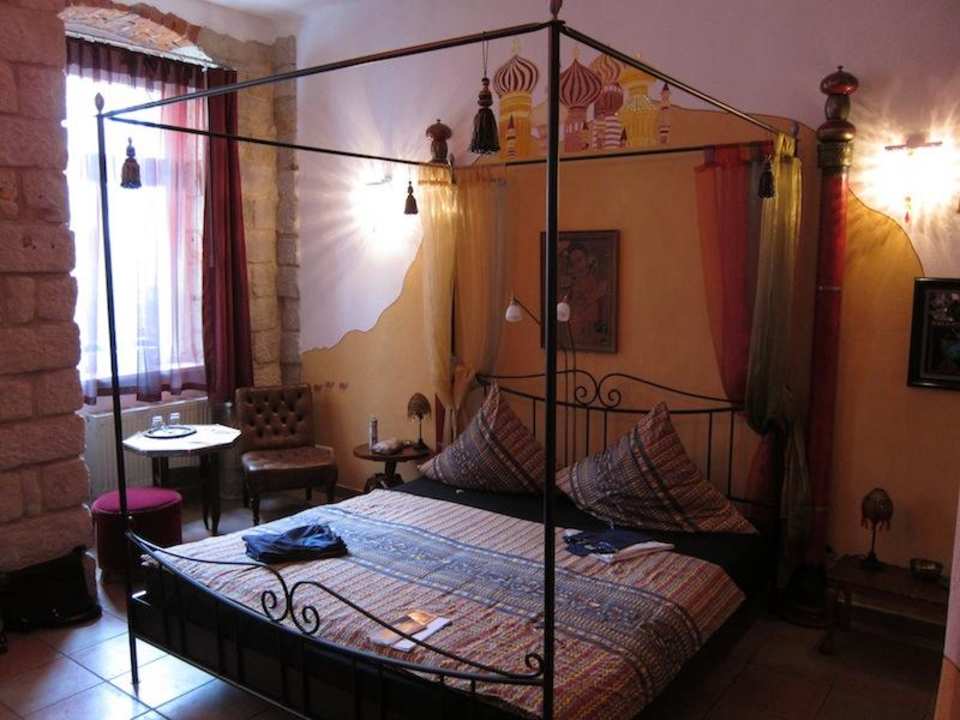 Ansicht Bett Hotel City Oase