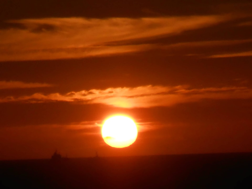 Sonnenuntergang  vom immer aus Atlas Amadil Beach Hotel