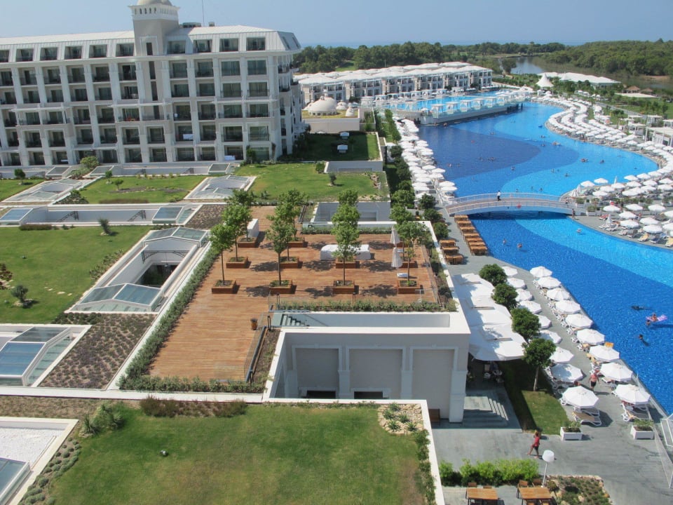 Blick zum Pool Titanic Deluxe Golf Belek