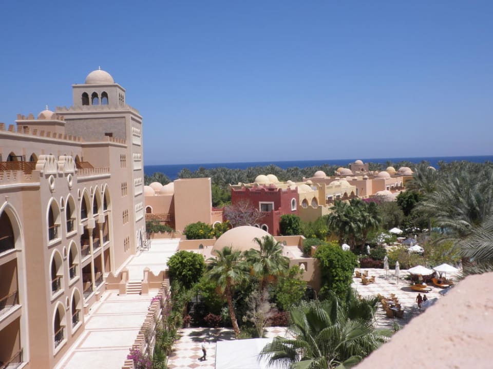 Blick vom Balkon  Makadi Palace
