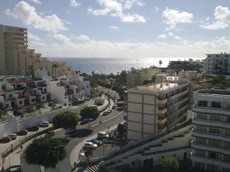 Blick vom Balkon Seaside Hotel Sandy Beach