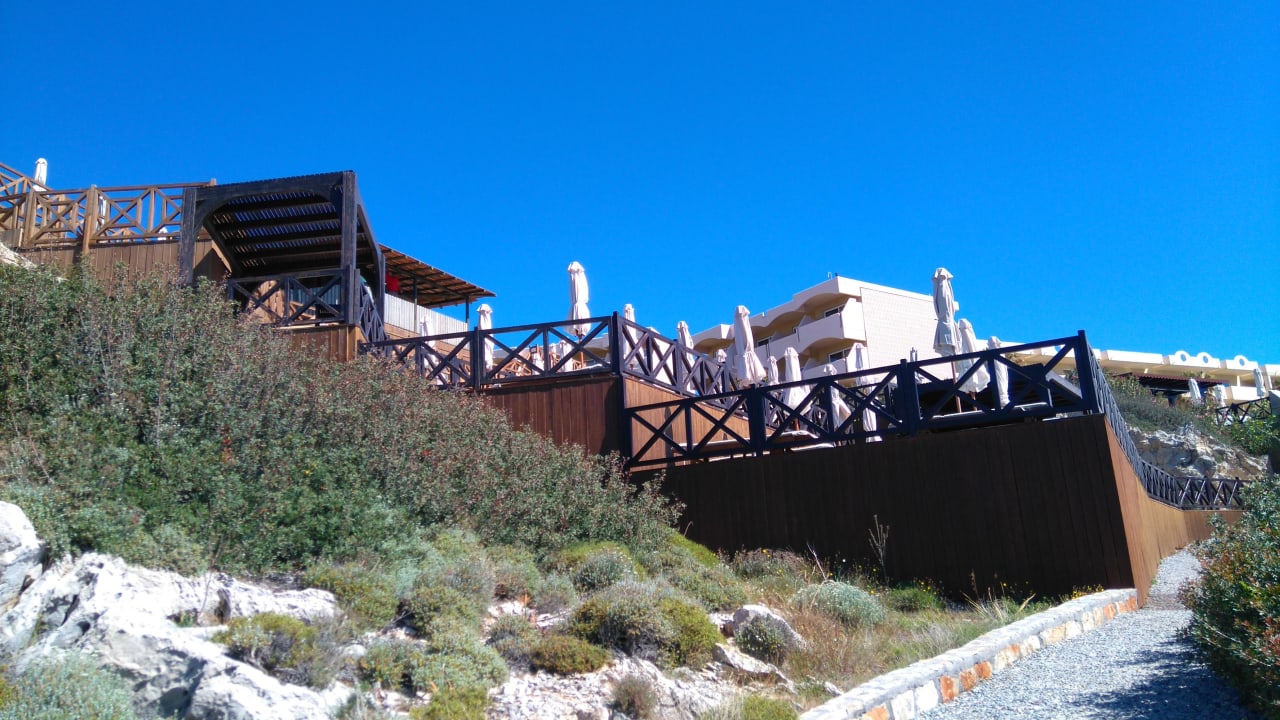 Blick aufs Hotel Hotel Kalithea Horizon Royal