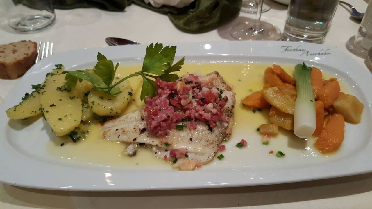 Hauptmenü Wellnesshotel Forsthaus Auerhahn