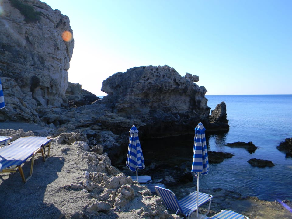 Plaża o poranku Hotel Kalithea Mare Palace