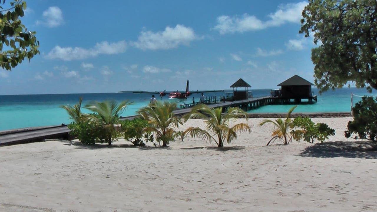 Anlegesteg für die Wasserflugzeuge Adaaran Select Meedhupparu Island Resort - Premium All Inclusive
