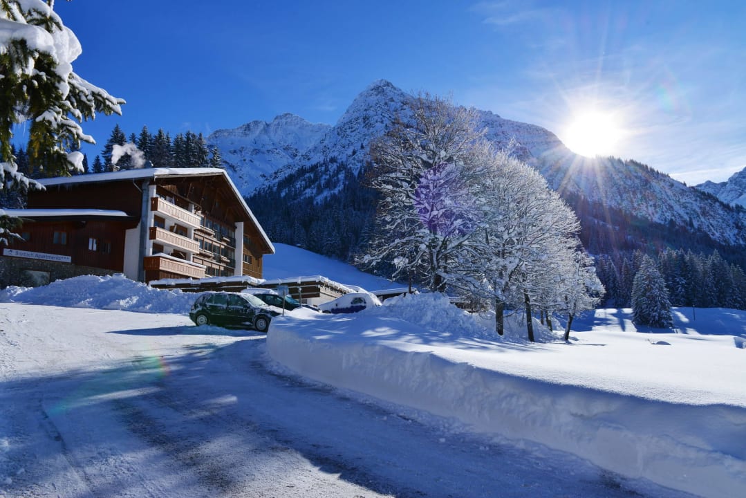 Winterpanorama - Breitach IFA-Ferienwohnung IFA Breitach Apartments - Berghotel Kleinwalsertal