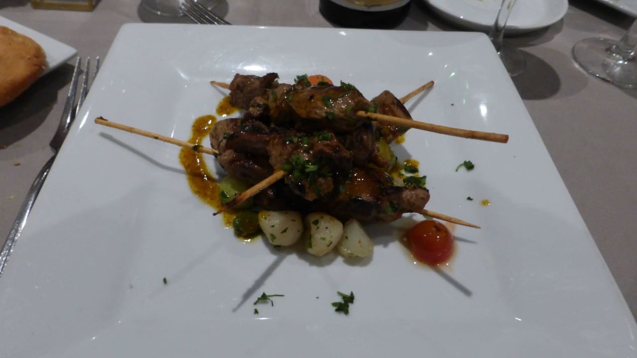 Beim Abendessen im Spezialitäten-Restaurant Hotel Riu Palace Tikida Agadir