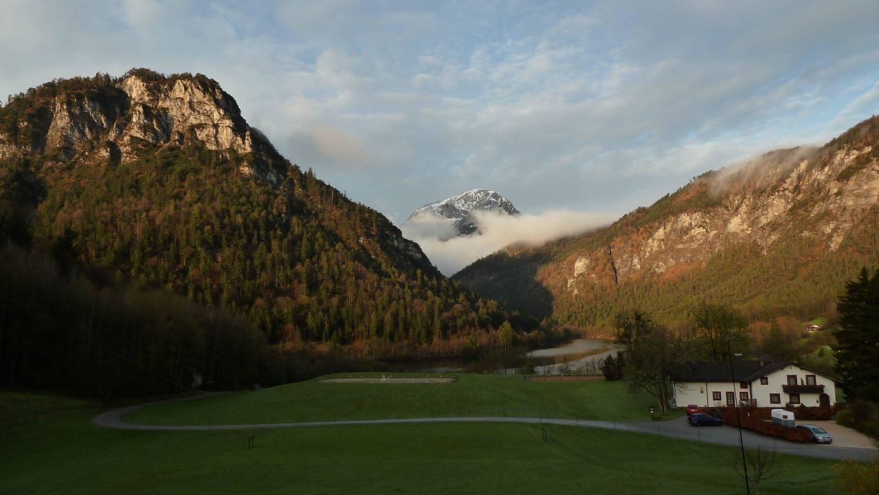 Ausblick am Morgen Hotel Seeblick