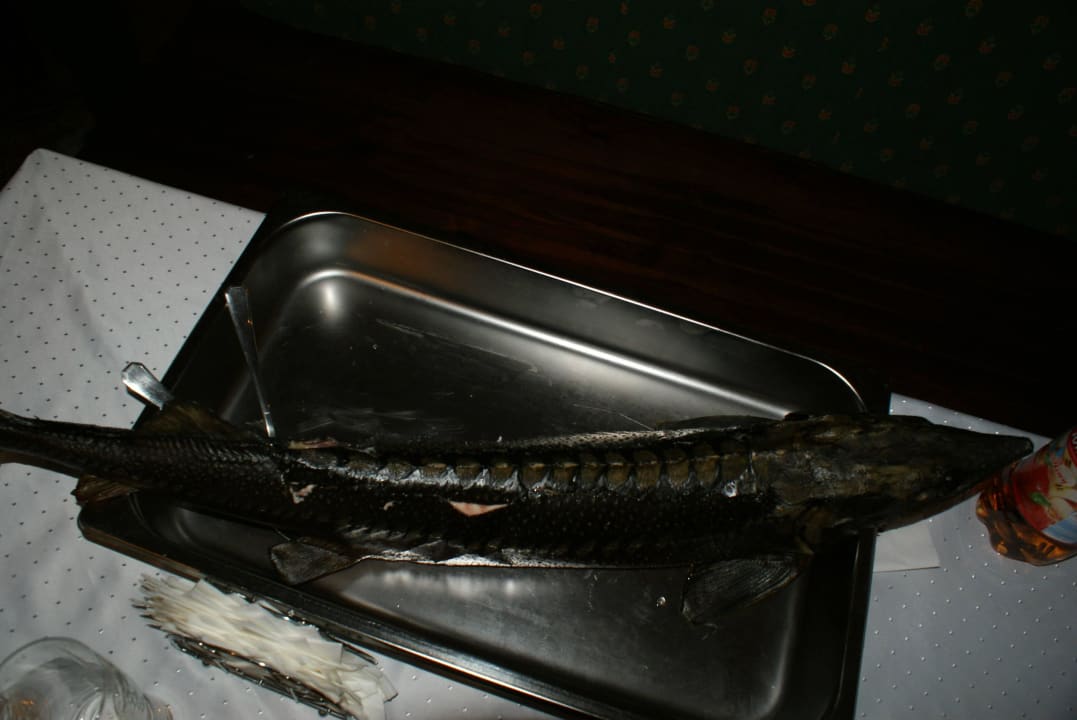 Rybka wędzona przez gospodarza pensjonatu Pensjonat Willa Jordanowka